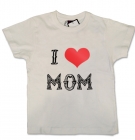Camiseta I LOVE MOM TATTO WC