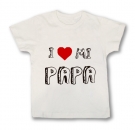 Camiseta I LOVE MI PAPA WMC 