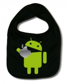Babero ANDROID EATING AN APPLE B. 