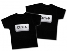 Camisetas gemelos COPY PASTE ( Ctrl+C Ctrl+V ) BC