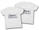 Camisetas gemelos COPY PASTE ( Ctrl+C Ctrl+V ) WC
