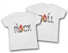 Camisetas gemelos ROCK AND ROLL GUITARRAS ROCKERAS WC 