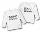 Camisetas gemelos ROCK & ROLL TWINS WHITE WL 