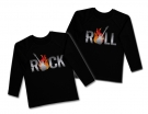 Camisetas ROCK & ROLL TWINS GUITARRA BL