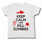 Camiseta KEEP CALM AND KILL ZOMBIES WMC