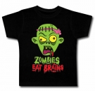 Camiseta ZOMBIES EAT BRAINS BC
