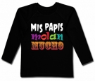 Camiseta MIS PAPIS MOLAN MUCHO BL