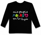 Camiseta MIS PAPIS MOLAN + QUE LOS TUYOS BL