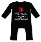Pijama MI PAPI ES UN SUPERHEROE (SPIDERMAN) BL