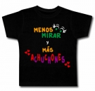 Camiseta MENOS MIRAR Y MS ACHUCHONES BC
