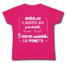 Camiseta SLO 5 MINUTOS MS Y ME LEVANTO FC