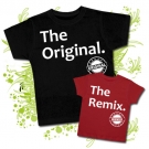 Camiseta PAPA THE ORIGINAL BC + Camiseta THE REMIX RC