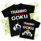 Camiseta PAPA TRAINING TO BEAT GOKU + Camiseta TRAINING TO BEAT GOKU BC