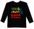 Camiseta LECHE, PAALES & ROCK'N ROLL  BL