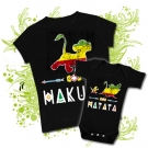 Camiseta MAMA HAKUNA + Body MATATA BC