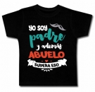 Camiseta YO SOY PADRE Y ADEMS ABUELO SUPERA ESO! BC