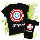 Camiseta SUPER MAMA + Body SUPER HIJA BC