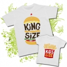 Camiseta PAPA KING SIZE + Camiseta KIDS SIZE WC