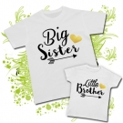 Camisetas BIG SISTER & LITTLE BROTHER WC