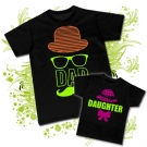 Camiseta PAPA DAD + Camiseta DAUGHTER 