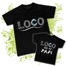 Camiseta PAPA LOCO + Camiseta LOCO POR MI PAPI