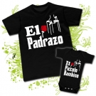 Camiseta EL PADRAZO + Body IL PICCOLO BAMBINO