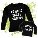 Camiseta MAMA yo hago bebs molones + Camiseta beb moln