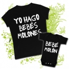 Camiseta MAMA hago bebs molones + Body beb moln