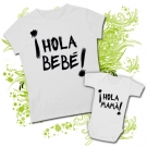 Camiseta mam HOLA BEB + Body HOLA MAM
