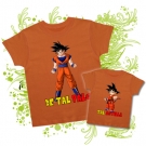 Camiseta PAPA DE TAL PALO SON Goku + Camiseta TAL ASTILLA SON GOKU