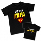 Camiseta PAPA DE DIA + Camiseta DE NOCHE SUPER PAPA (Da & Noche)