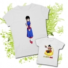Camiseta Chi-Chi (Dragon Ball) + Camiseta LA MEJOR MAM  