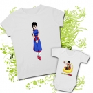Camiseta MAM Chi-Chi (Dragon Ball) + Body LA MEJOR MAM