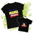 Camiseta MAMA STORY LOVE INFNITY + Camiseta LOVE INFNITY YO STORY