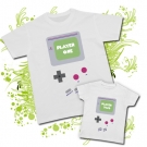Camiseta PAPA PLAYER 1 + Camiseta PLAYER 2 (Nintendo)
