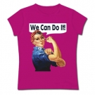 Camiseta mam WE CAN DO IT! (Fucsia)