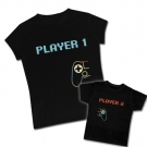 Camiseta MAMA PLAYER 1 + Camiseta PLAYER 2 (Play mandos)