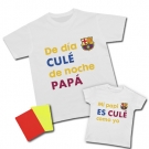 Camiseta De da CULE de noche PAPA + Camsieta Mi PAPI es CULE como yo