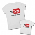 Camiseta YO TENGO EL HIJO MS GUAPO + Camiseta YO TENGO LA MAM MS GUAPA