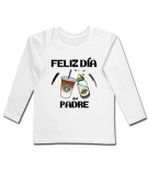 Camiseta manga larga FELIZ DA DEL PADRE (chin coffe)