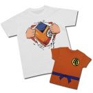 Camiseta GOKU INSIDE + Camiseta GOKU (cinturn) 