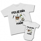 Camiseta FELIZ DA DEL PADRE (coffee) - Body FELIZ DA DEL PADRE (coffee) 
