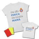 Camiseta De da PERICA de noche MAMA - Camiseta Mi MAMI es PERICA como yo