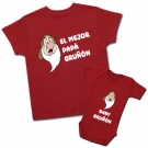 Camiseta EL MEJOR PAP GRUN - Body baby GRUON