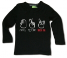 Camiseta PAPEL! TIJERAS != ROCK ON!! BML