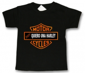 Camiseta PAPI QUIERO UNA HARLEY !! BMC