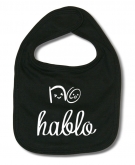 Babero NO HABLO B.