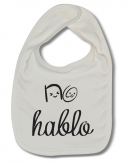 Babero NO HABLO W. 