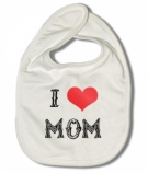I LOVE MOM WW. BIB