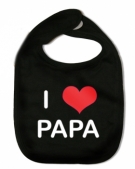 Babero I LOVE PAPA